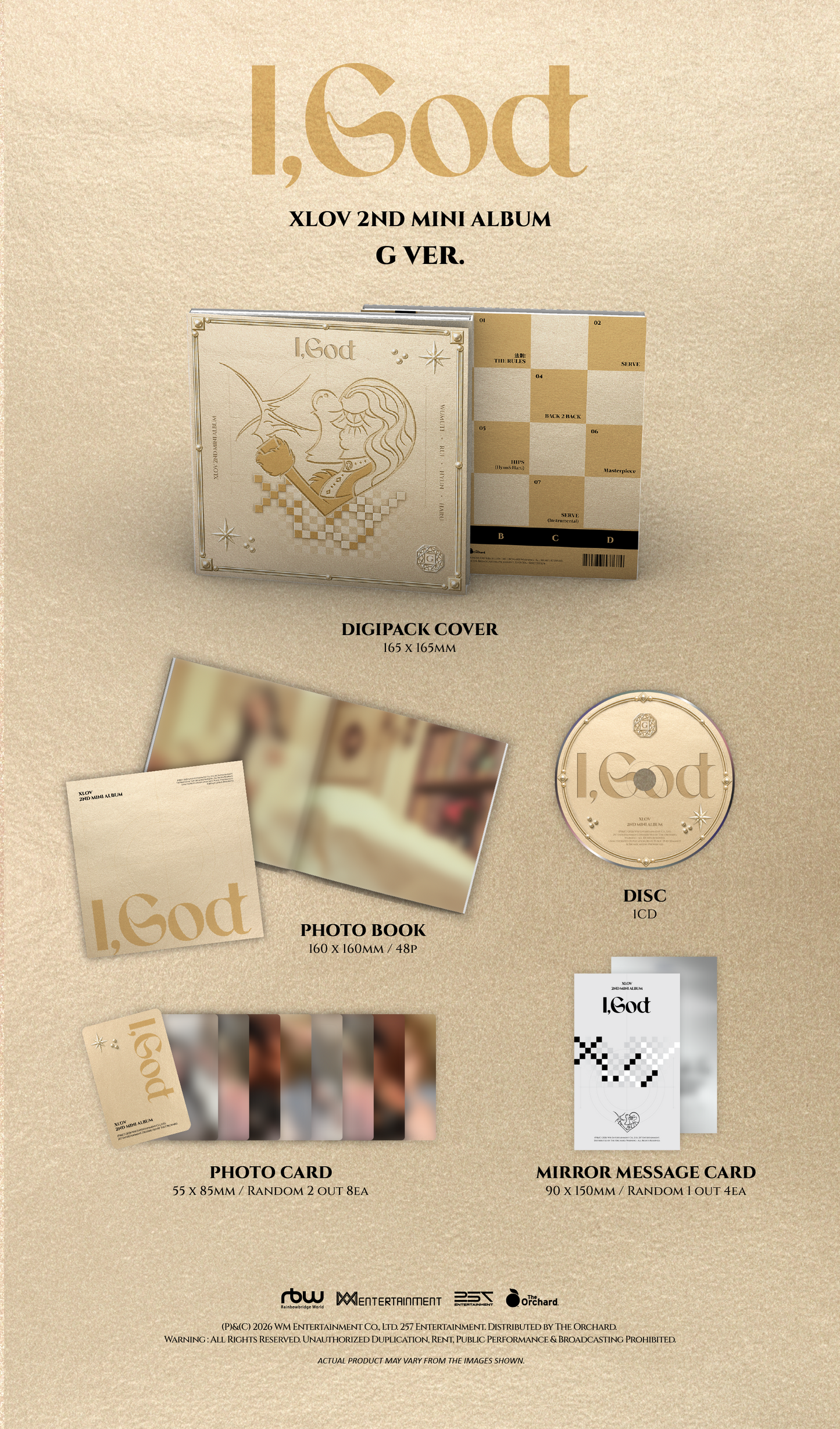 I,God (G VER.) - Store Exclusive Signed