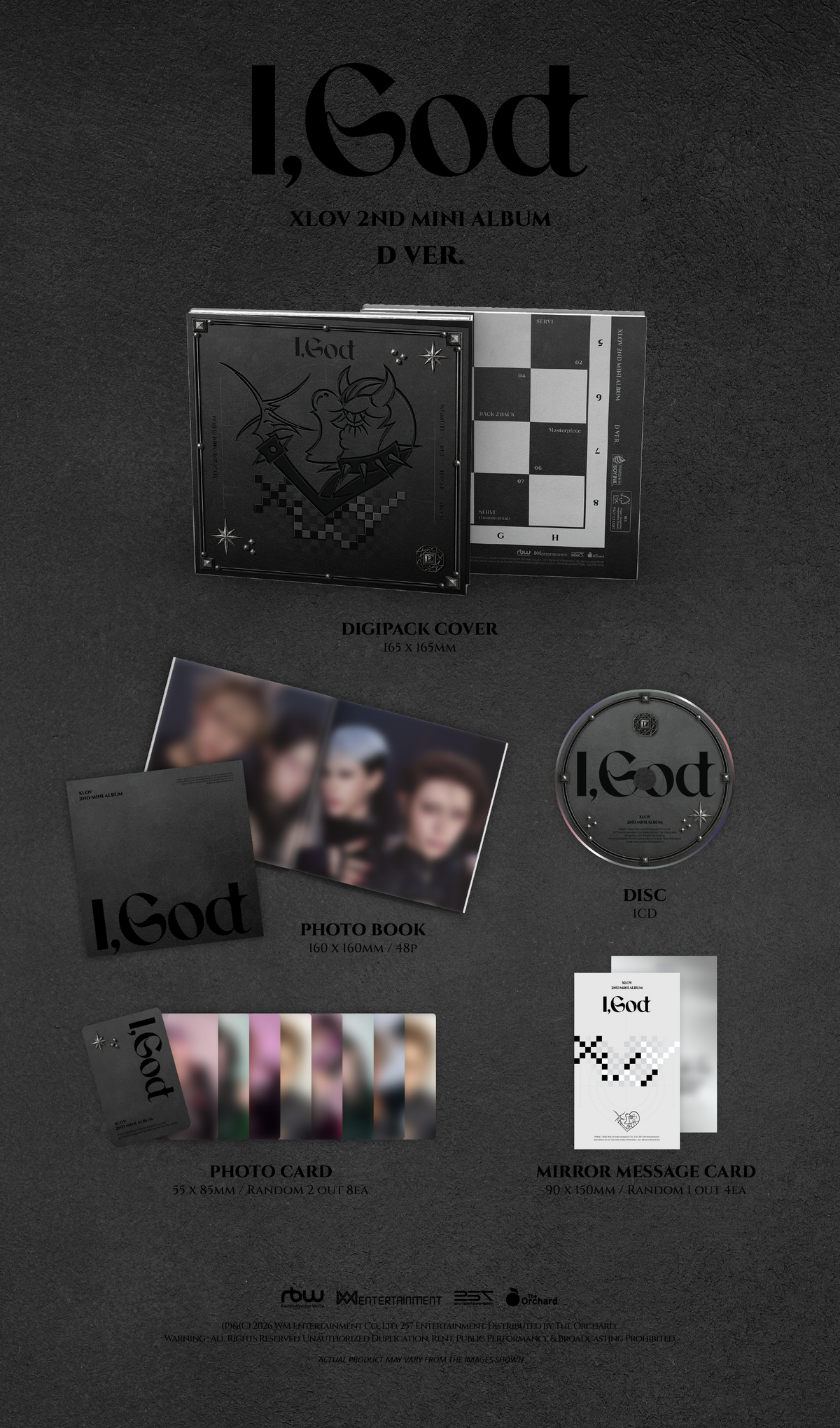 I,God (D VER.) - Store Exclusive Signed – XLOV I,God (D VER.) - Store Exclusive Signed – XLOV